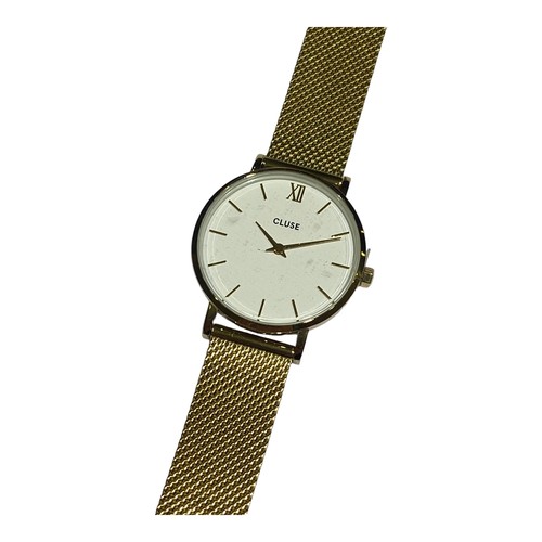 ZEITUHR DAMEN CLUSE MINUIT CW0101203001 33 WEISS STAHL AI 2024 - Bild 4 von 7