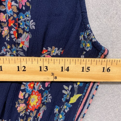 Abito Bila donna blu medio floreale boho floreale leggero casual - Foto 8 di 14