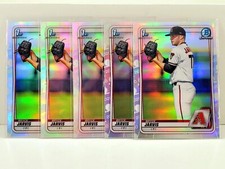 LOT 5x 2020 Bowman Chrome 1st Bryce Jarvis Refractor SP Silver ROOKIE RC L1