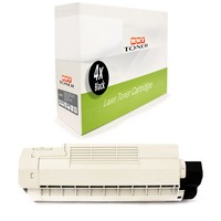 4X Mwt Toner Black F�R Oki C-5650-N C-5650-DN C-5750-N C-5750-DN