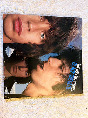 THE ROLLING STONES BLACK AND BLUE RSR (COC-79104) GATEFOLD VINYL LP