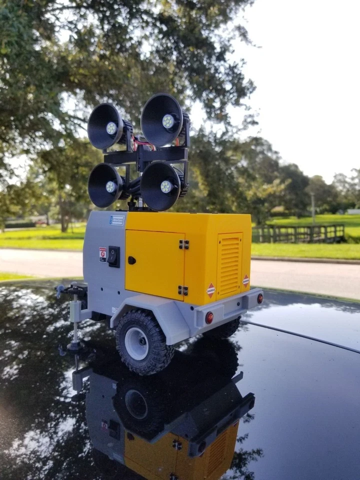 Custom Miniature Light Trailer at 1:14 Scale for RC Construction at 1:14 Scale - Image 2 of 4