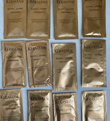 Kerastase Elixir Ultime Oleo-Complexe Cleansing Oil Shampoo 12 x .34 samples 