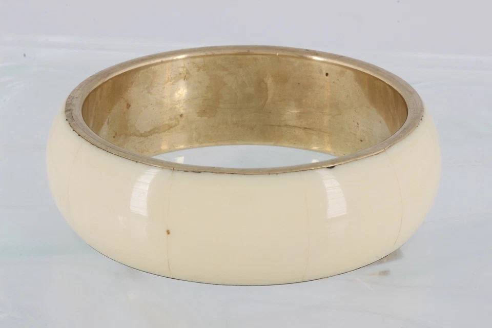 DISFRAZ CRUDO LUCITA Y LATÓN BRAZALETE PULSERA MODA 1272B Foto 2 de 2