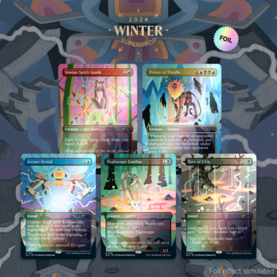 マジック：ザ・ギャザリング Secret Lair Prismatic Nightmares Magic the Gathering (MTG) Secret Lair - Prismatic Nightmares