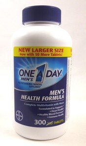 One A Day® Men's Health Formula Complete Multivitamin 300 ... One A Day® Men's Health Formula Complete Multivitamin 300 ...