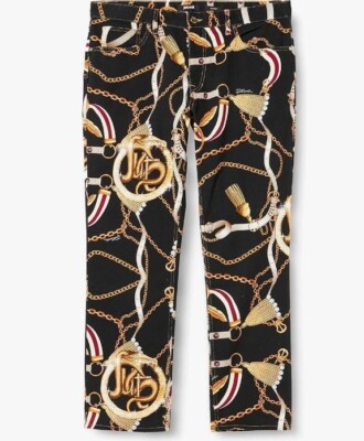 Just Cavalli Jeans Mid High Waist Stretch Slim Fit Straight 36 Made in Italy