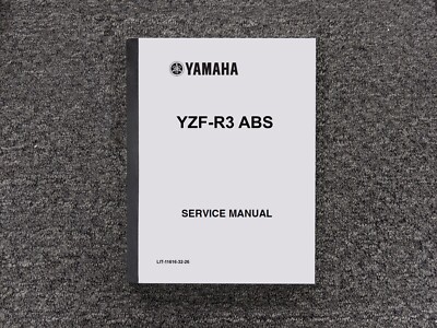 2024 Yamaha YZF-R3 ABS Motorcycle Shop Service Repair Manual  LIT-11616-32-26