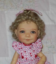 Playhouse ALLISON Doll Wig Size 8/9 BLONDE French Braids Up Do B NWT