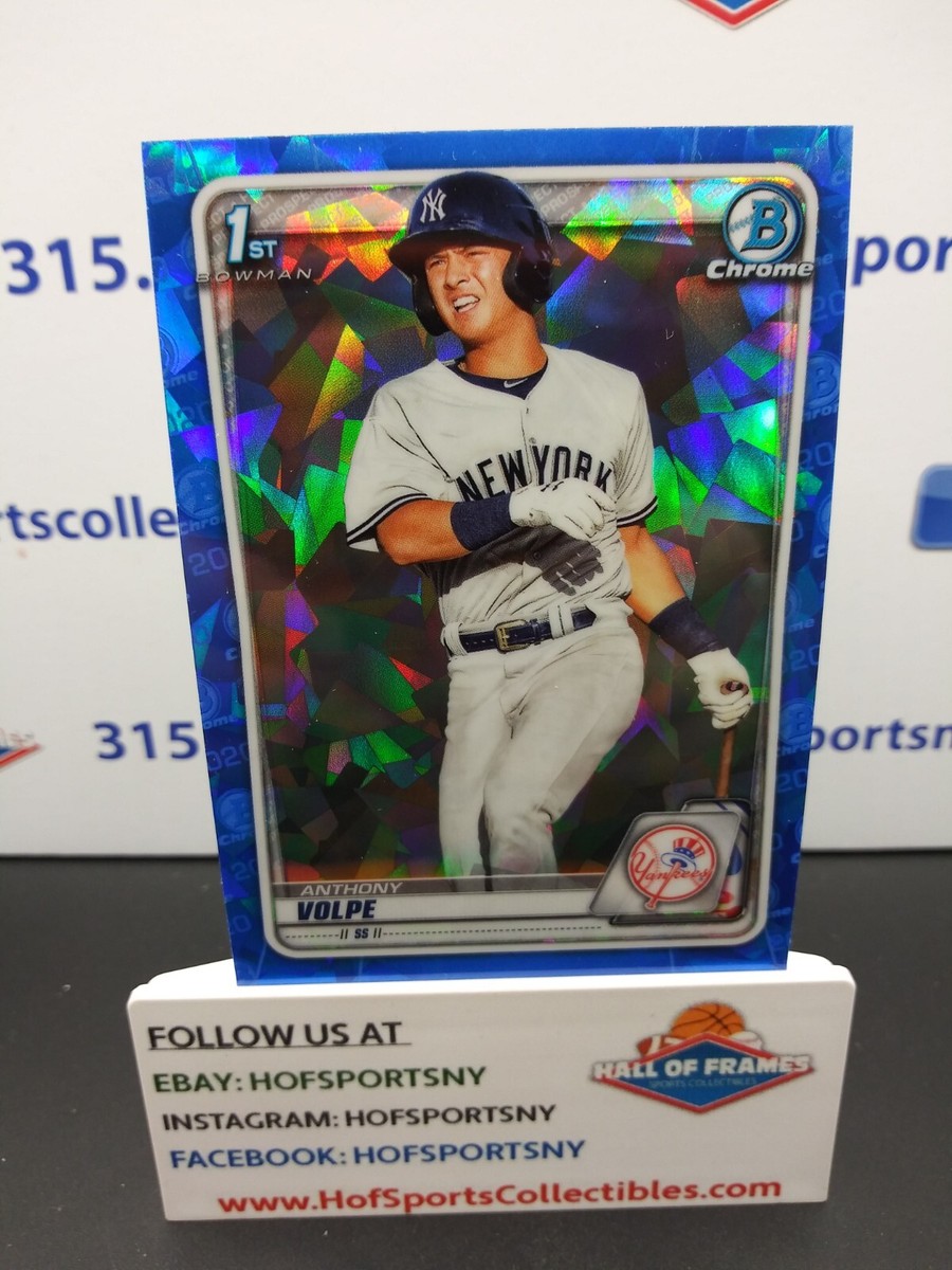 2020 BOWMAN CHROME SAPPHIRE ANTHONY VOLPE 1ST BOWMAN COLOR
