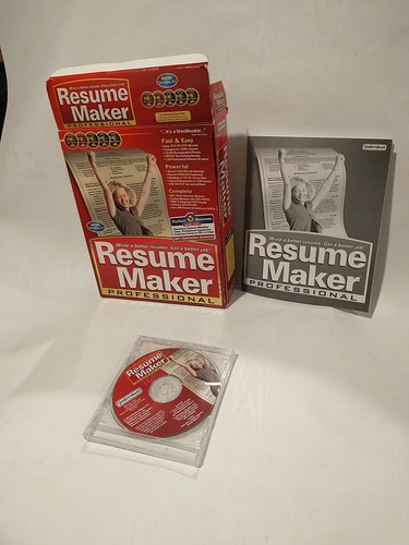 Individual Software Resume Maker Professional Version 12, With Booklet - Picture 3 of 6