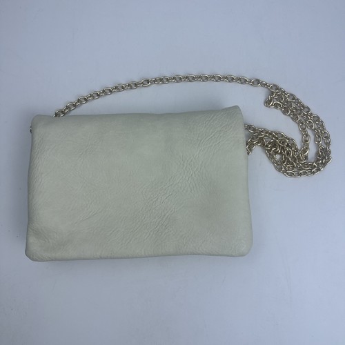 Deena And Ozzy Clutch Shoulder Purse Beige - Picture 3 of 9