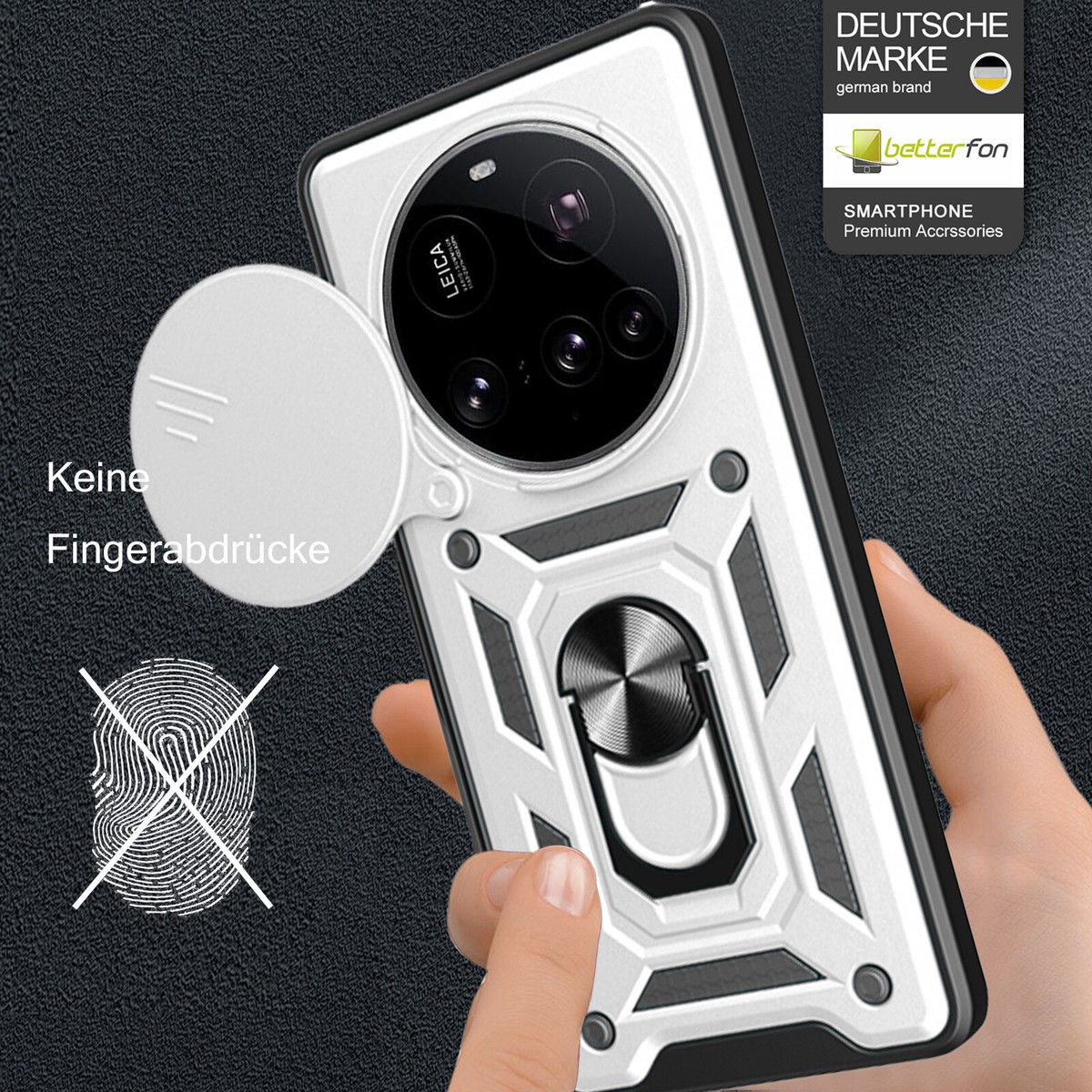 BORYA Hülle Für Honor 200 Smart - Matte Silikon Case Mit Metallring-Ständer & Magnetischer Halterung, Schwarz