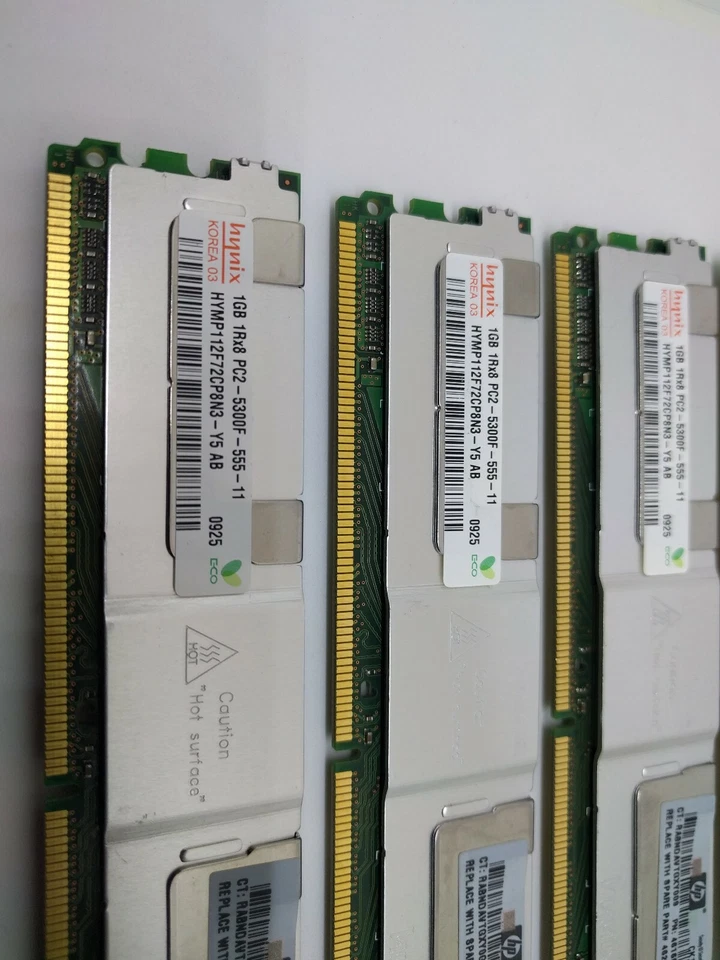 Hynix 4GB (4 x 1GB) Premium ECC DDR2 PC2-5300 667MHz FB-DIMM FB Server Memory  - Image 2 of 4