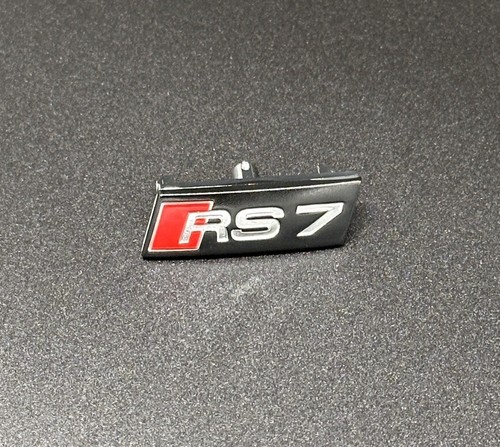 Audi A7 S7 RS7 steering wheel RS7 Lenkrad Logo Badge Emblem Original New - Picture 2 of 2