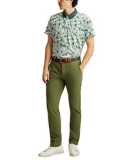 Bonobos Men's Floral-Print Performance Golf Polo Shirt, Green, XL