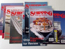 Shipping Today and Yesterday - 10 Back Issues Oct 1990 to Jun 1995, Nos. 8 to 64
