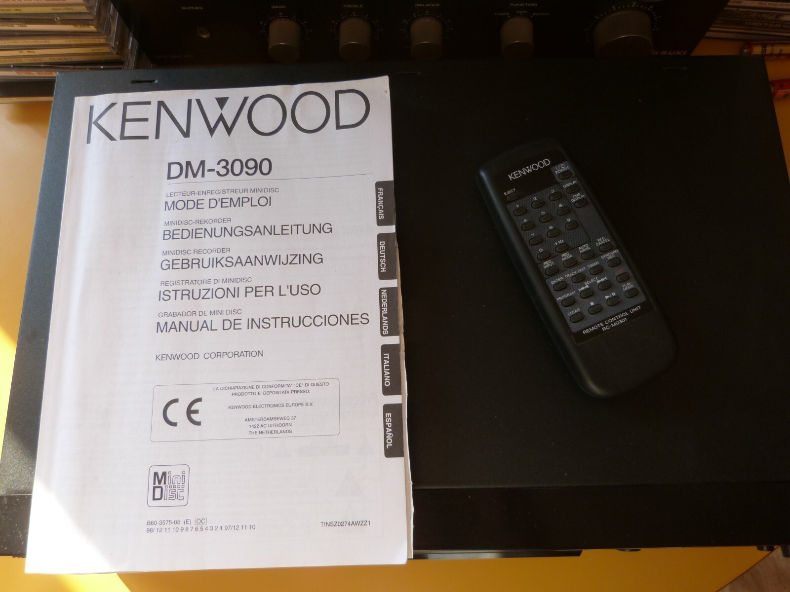 lecteur Minidisc MD Kenwood DM3090 comme neuf complet en boite eBay