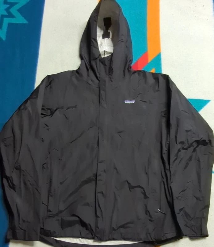 patagonia h2no waterproof hooded full zip torrent shell outdoor jacket