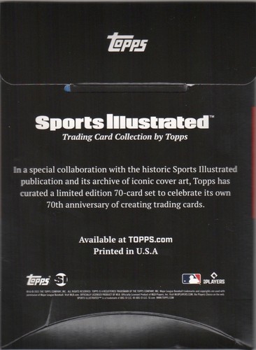 Tarjeta de béisbol 2021 Topps X Sports Illustrated Mike Piazza #23 (PR:1370) - Imagen 3 de 3