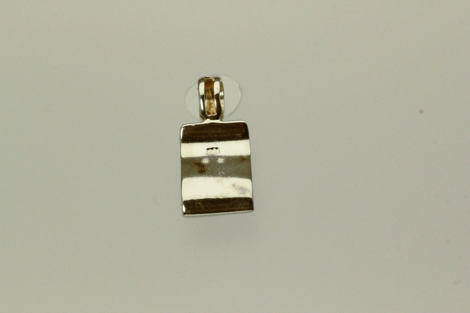 925 Sterling Silver Wave-Like Rectangle Engravabl… - image 3