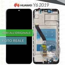 DISPLAY HUAWEI Y6 2019 MRD-LX1 FRAME LX3 LX1N LX2 SCHERMO LCD TOUCH SCREEN VETRO