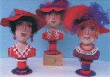 Cloth Folk Art Doll Pattern "The Girls" By Susan Barmore