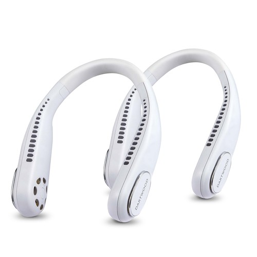 Portable Neck Fan Bladeless Rechargeable Fan 4000mAh Battery (2 Pack