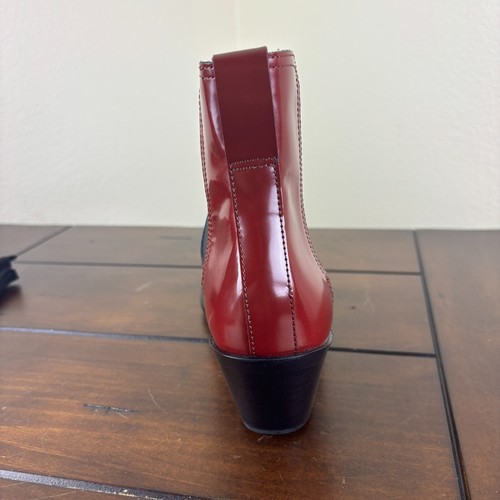 Rag & Bone New York Bordeaux Leather Dixon Boot - SK Women's Size 9 EU 39 NEW - Picture 14 of 21