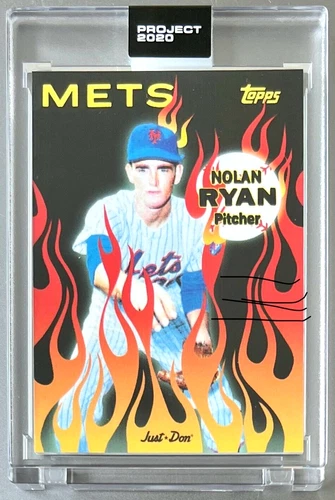 TOPPS PROJECT 2020 #301 NOLAN RYAN HOF by DON C HOF 1969 METS FREE SHIPPING