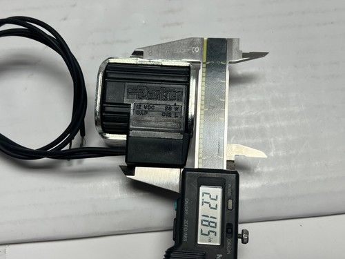 Paquete de 2 Parker Hydraulics 12 VDC 28W TAPA 012 L 5/8" válvula solenoide bobina de cartucho - Imagen 6 de 7