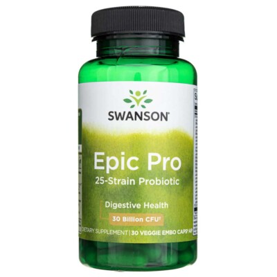 Swanson Epic Pro Probiotic 25 Strains 30 Kaps