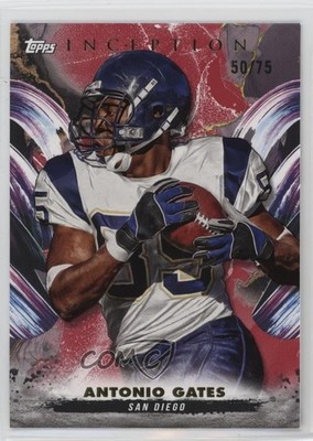 2024 Topps Inception Red 50/75 Antonio Gates #138 HOF 3hd