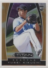 2019 Panini Chronicles Titan Neon Orange Prizm 6/17 Yusei Kikuchi #6 ow1