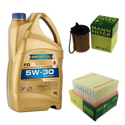 Inspektionspaket 5L RAVENOL für Ford Fiesta VI Transit Courier Kasten B-Max 1.6