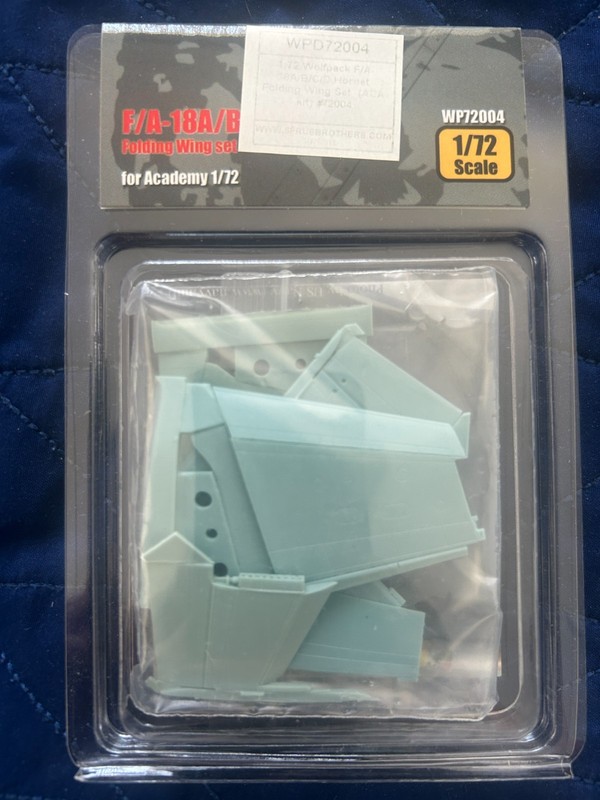 Wolfpack Resin F-18 Hornet Folding Wings for Academy Kit - 1/72 Complete Rare