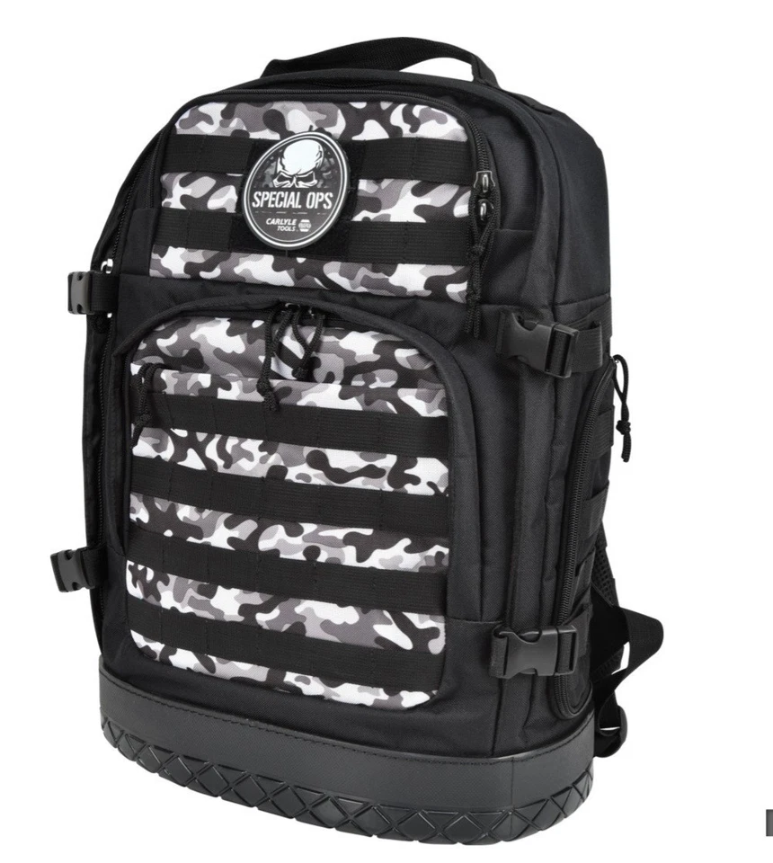 Carlyle Napa TBBPSO Special OPS Hand Tools Backpack Black Camo Work Mechanic NEW - Image 3 of 4