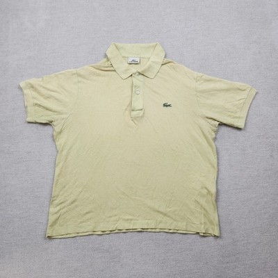 Lacoste Herren Poloshirt Polohemd Gr. M (4) Gelb Grün Polo Shirt Hemd Baumwolle