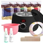 Waxing Kit Heater Wax Warmer Pot Hair Removal Machine 500ML 500g Beans Set