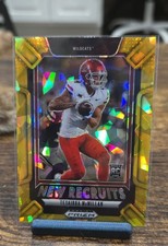 2025 Panini Prizm Draft Picks  New Recruits Tetairoa McMillan #11 Gold Ice Prizm