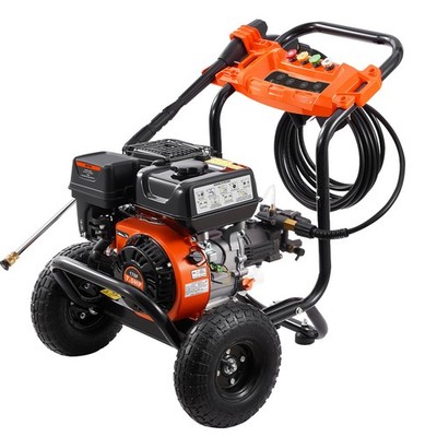 Uimoso Gas Pressure Washer 3500 PSI 2.6 GPM with 5 Nozzle Set for Cars Fences