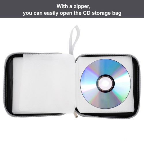 40 Capacity CD Package/DVD Storage Box Case for Car Holder Pouch Disc Bag - 第 3/12 張圖片