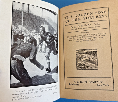 The Golden Boys at the Fortress L Wyman 1923 Adventure Young Adult Antique Book - Imagen 6 de 9