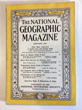 National Geographic Magazine Jan 1954 GREEK SHIP Zion Park ATOM Dog Show MYOJIN