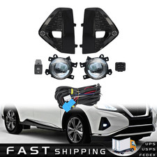 For 2019 2020-2024 Nissan Murano Led Bumper Fog Lights Driving Lamp Wswitch