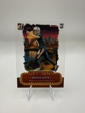 Drake Maye - Uptowns Clearly Rookie Card - 2024 Panini Donruss 