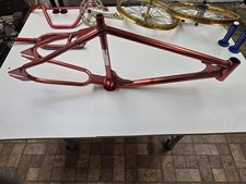 1977 Race Inc RA-7 Frame Red Diamond Drops Pre Serial Long Wrap Seat Stay Gusset