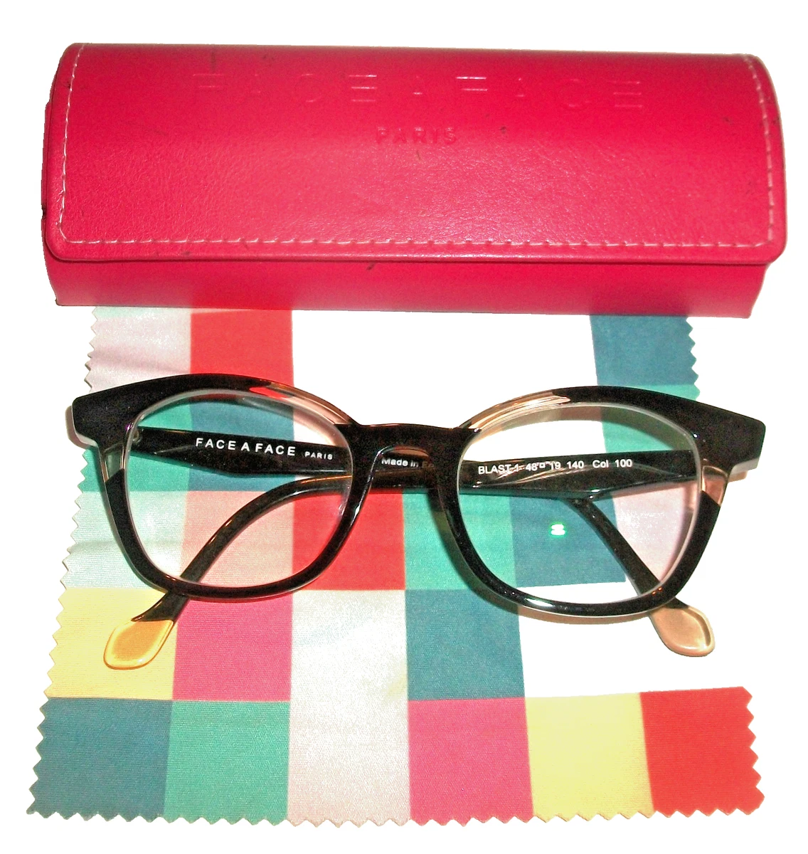Black FACE A FACE Women Eyeglass Frames for sale | eBay display picture 1