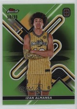 2022 Finest OTE Overtime Elite Neon Green Refractor 58/99 Izan Almansa #48 06y2