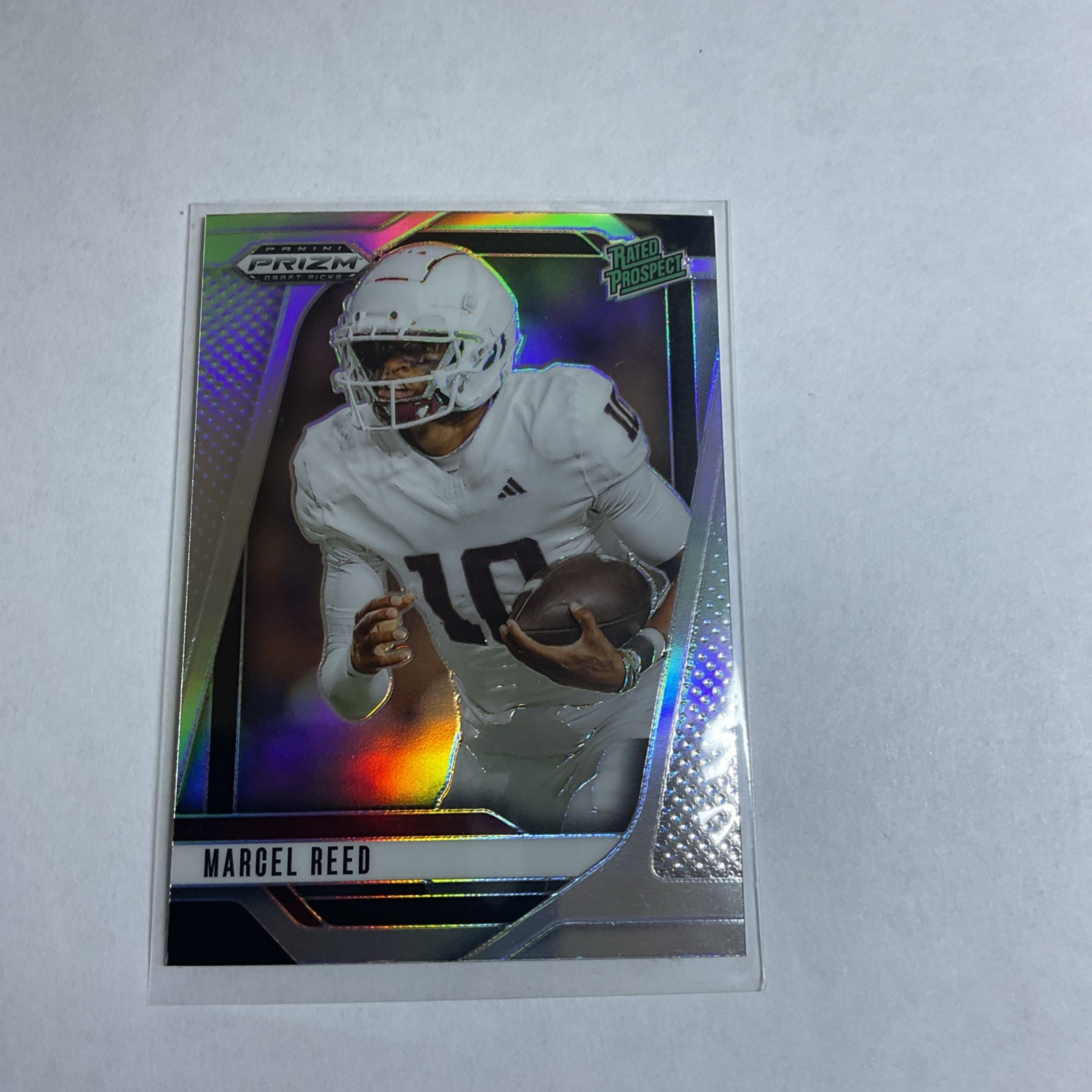 MARCEL REED 2025 PANINI PRIZM DRAFT PICKS #167 SILVER AGGIES